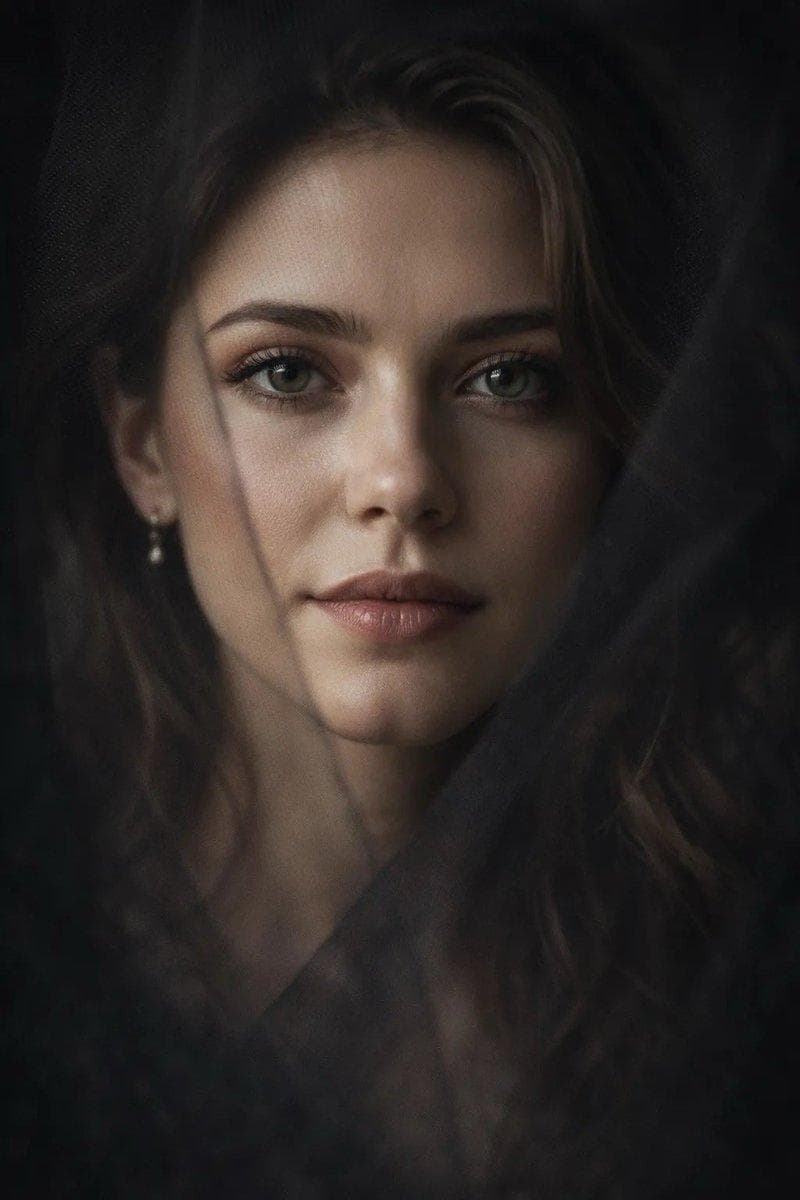 Transform this image [UPLOAD YOUR IMAGE] into a 64K DSLR-quality shot resolution Ultra-hyperrealistic cinematic Create a photorealistic, beauty portrait in a vertical 4:5 frame, captured as a tight close-up to extreme close-up. The framing focuses primarily on the face - from just above the forehead to…